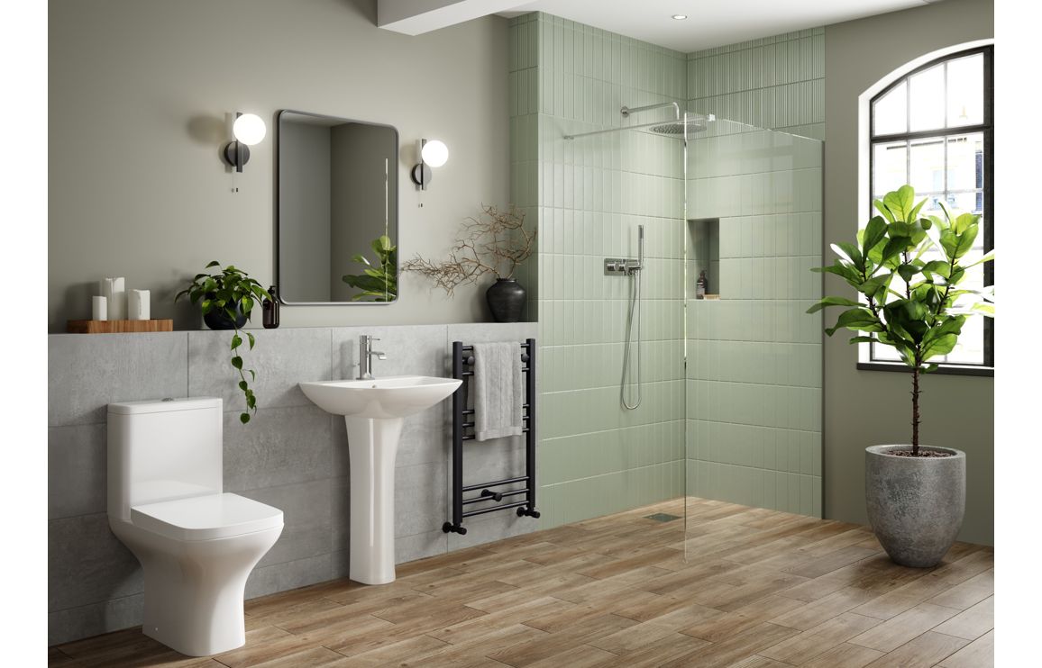 Etive Mor Rimless Back To Wall WC & Wrapover Soft Close Seat - Image 4