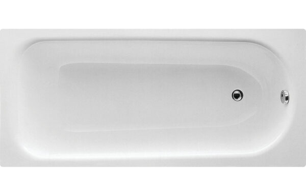 Leven Steel Single End 1600x700x500mm 2TH Bath w/Legs