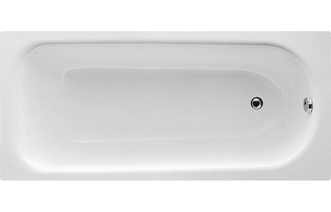 Leven Steel Single End 1700x700x500mm 2TH Bath w/Legs