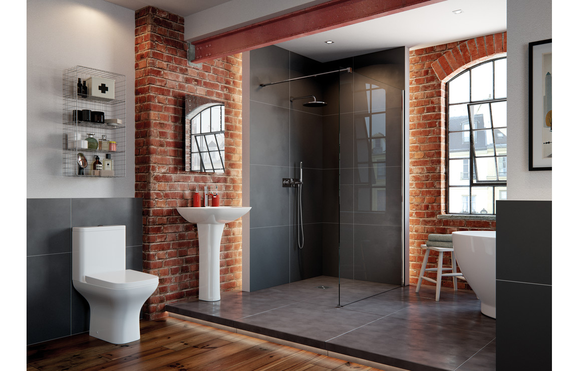 Etive Mor Rimless Back To Wall WC & Wrapover Soft Close Seat - Image 2