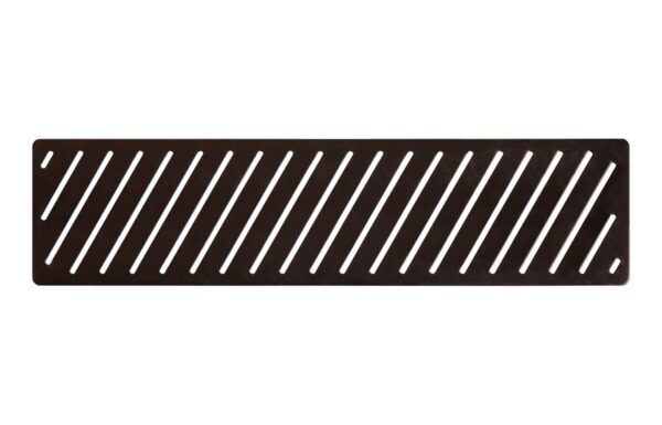 Linear Tray Waste Cover - Matt Black