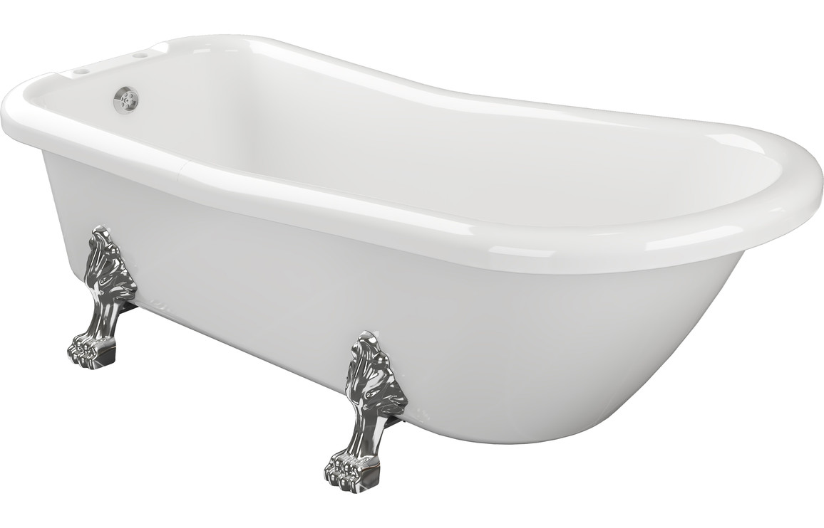 Tay Freestanding 1530x670x760mm 2TH Bath w/Feet - Image 2