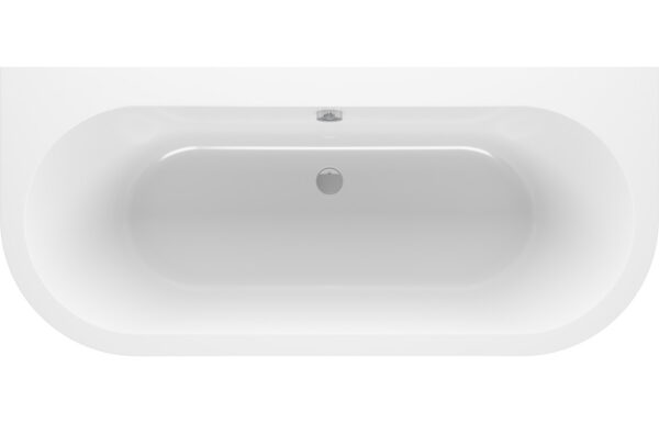 Curra Back To Wall 1700x750x600mm 0TH Bath w/Legs