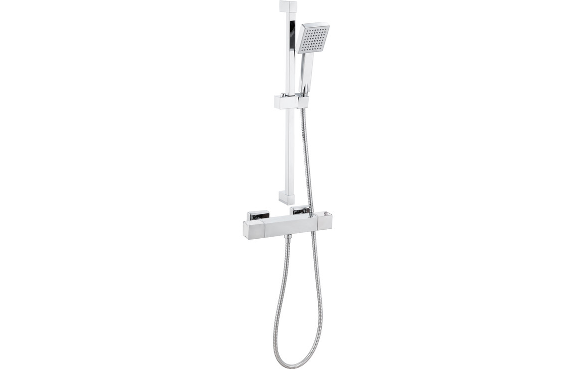 Orion Cool-Touch Thermostatic Bar Mixer Shower - Chrome