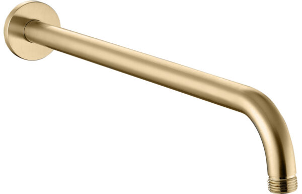 Aquila 320mm Round Shower Arm - Brushed Brass
