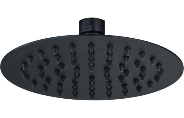 Aquila 250mm Round Ultraslim Showerhead - Matt Black