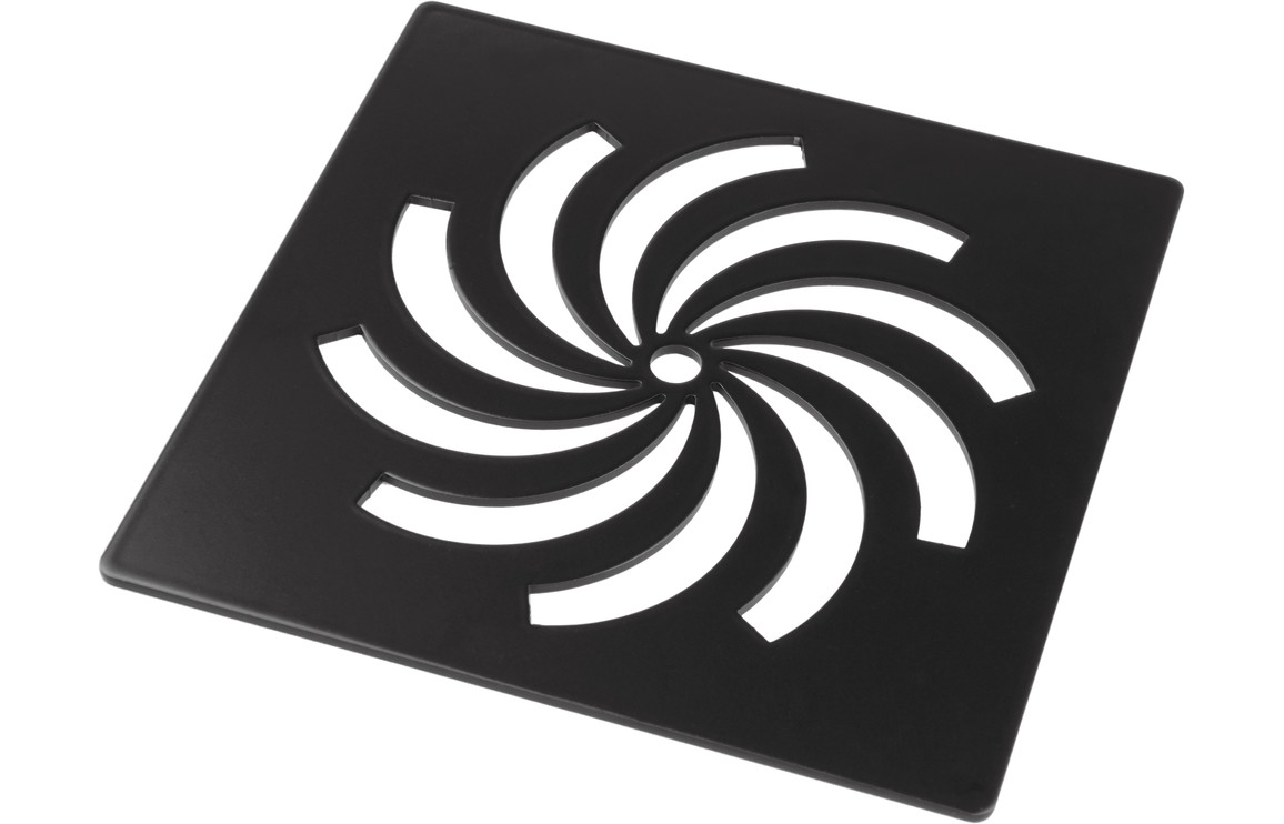 Ultra-Slim Tray Waste Cover - Matt Black