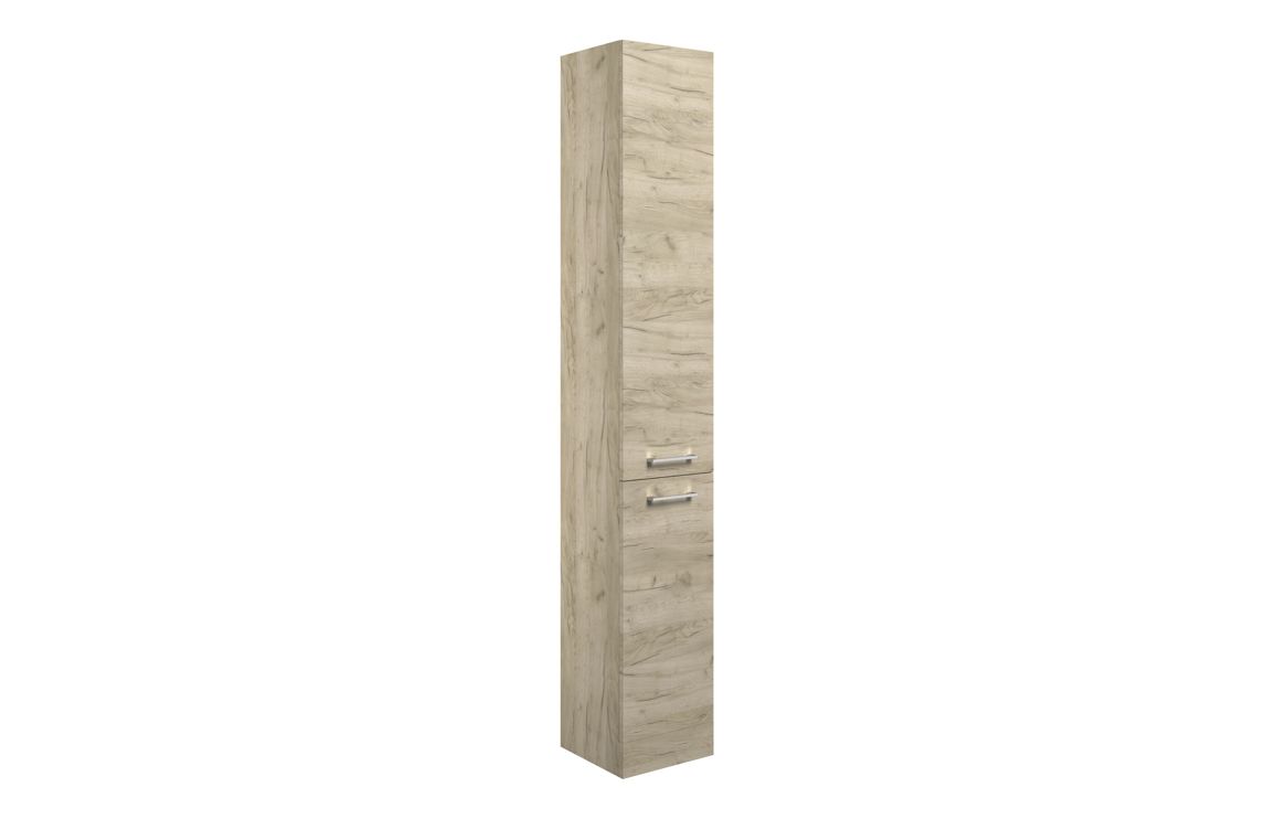 Vermont 350mm Floor Standing 2 Door Tall Unit - Oak
