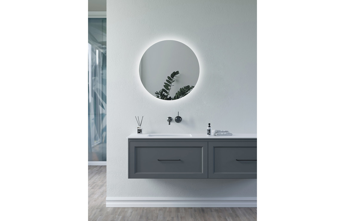 Rhu 600mm Round Back-Lit LED Mirror - Image 3