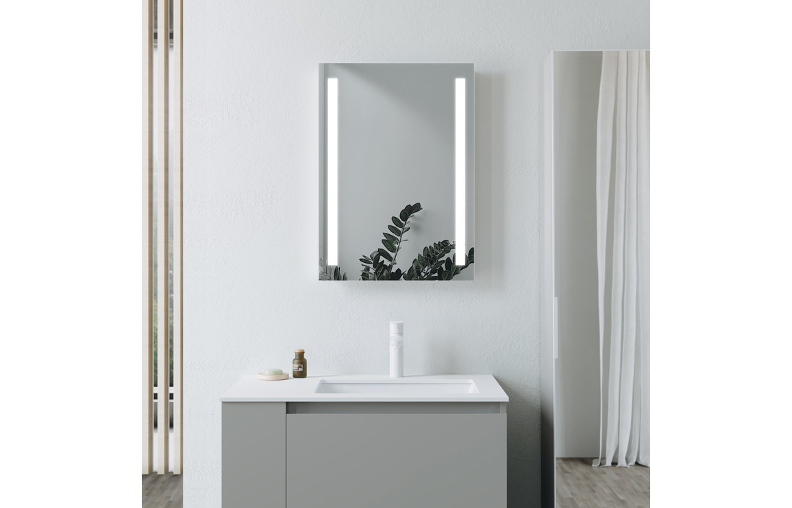 Kintore 600x800mm Rectangle Front-Lit LED Mirror - Image 3