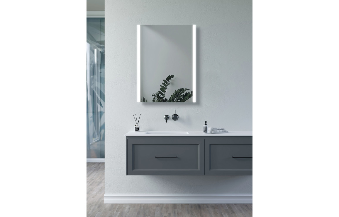 Avoch 600x800mm Rectangle Front-Lit LED Mirror - Image 3