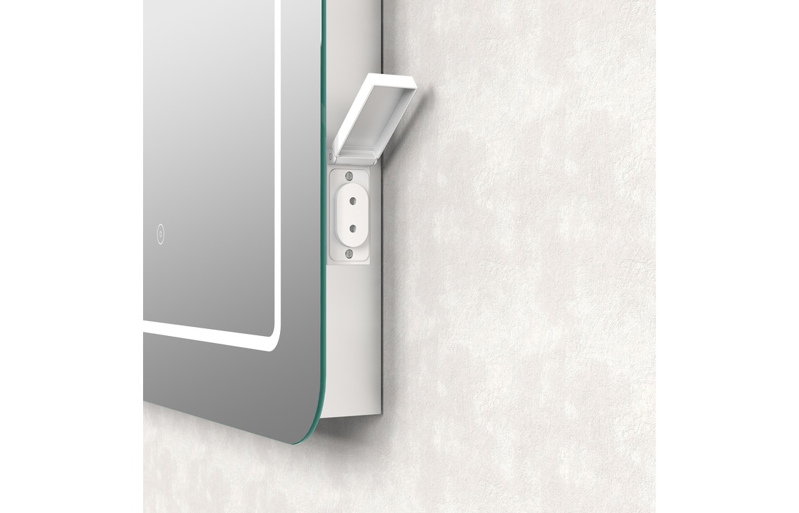 Bilston 500x700mm Rectangle Front-Lit LED Mirror - Image 2