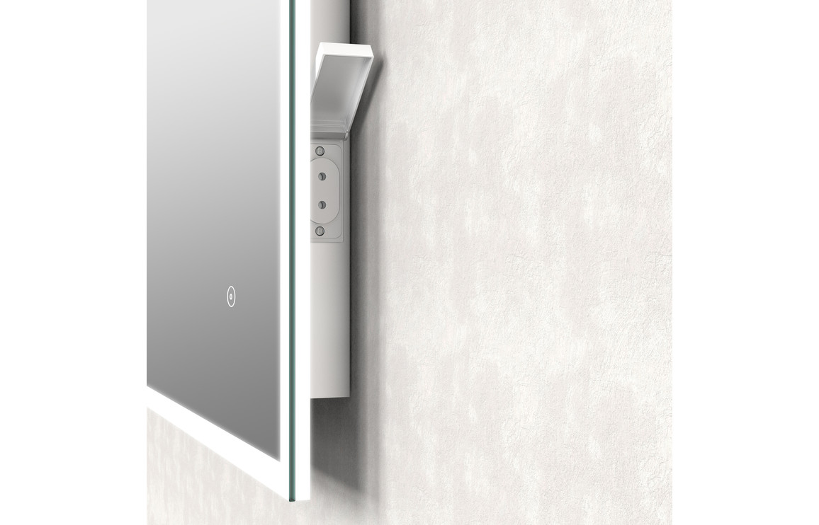 Roslin 600x1200mm Rectangle Edge-Lit LED Mirror - Image 2