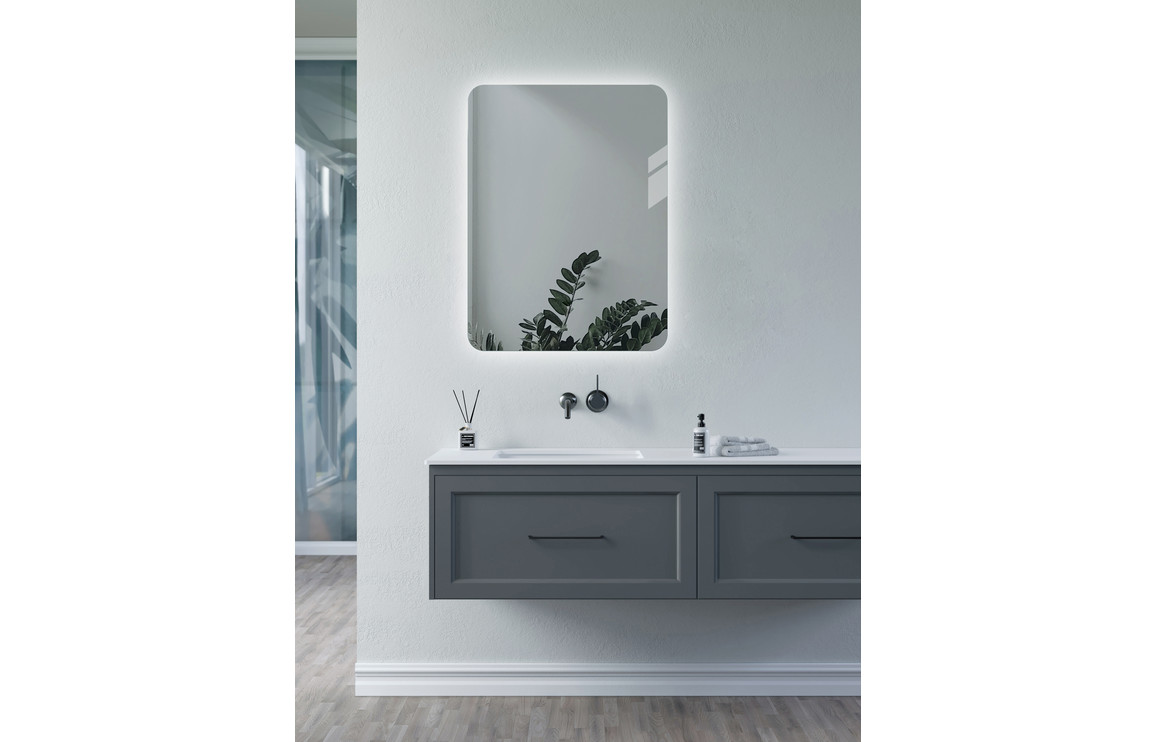 Cleland 500x700mm Rectangle Back-Lit LED Mirror - Image 3