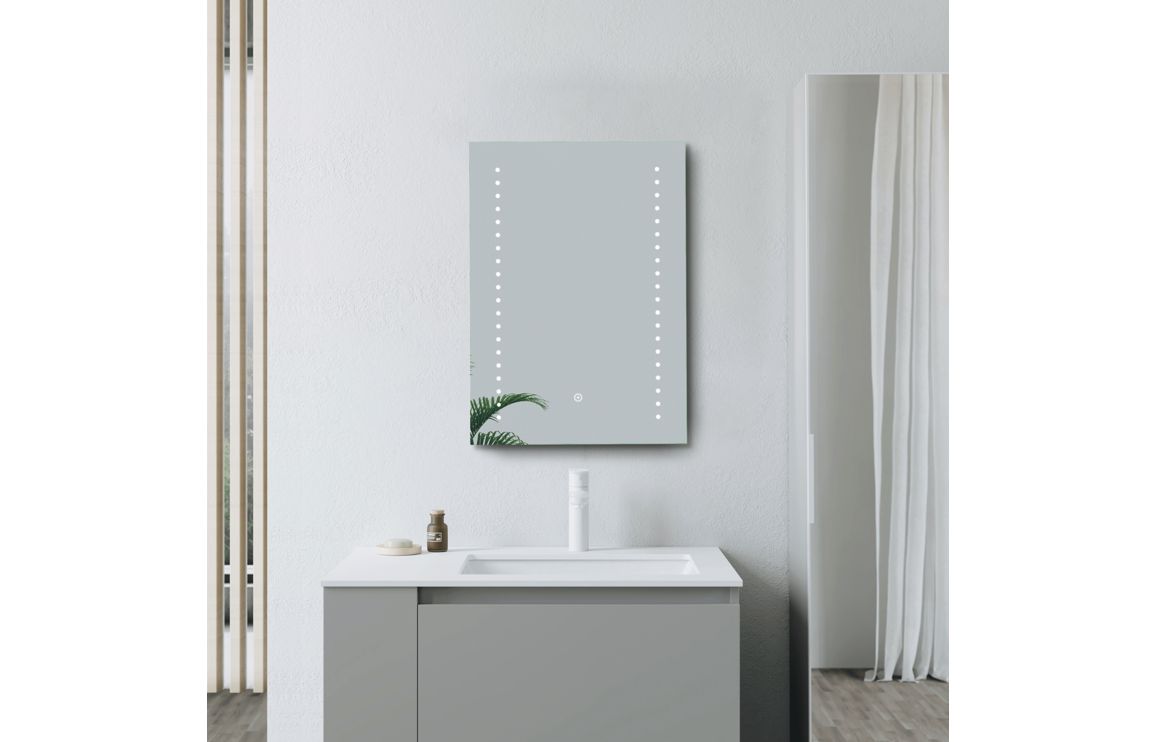 Abernethy 600x800mm Rectangle Front-Lit LED Mirror - Image 2