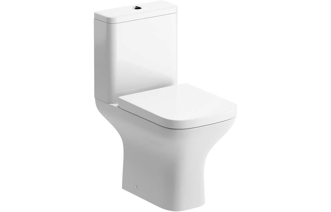 Etive Mor Wrapover Soft Close Toilet Seat - White