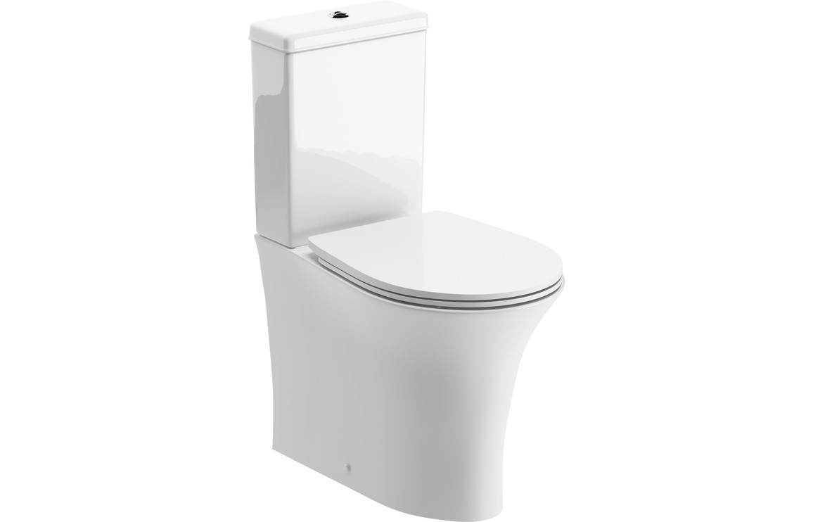Ledi Rimless Close Coupled Fully Shrouded WC & Soft Close Seat