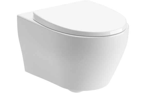 Cairn Slim Soft Close Toilet Seat - White