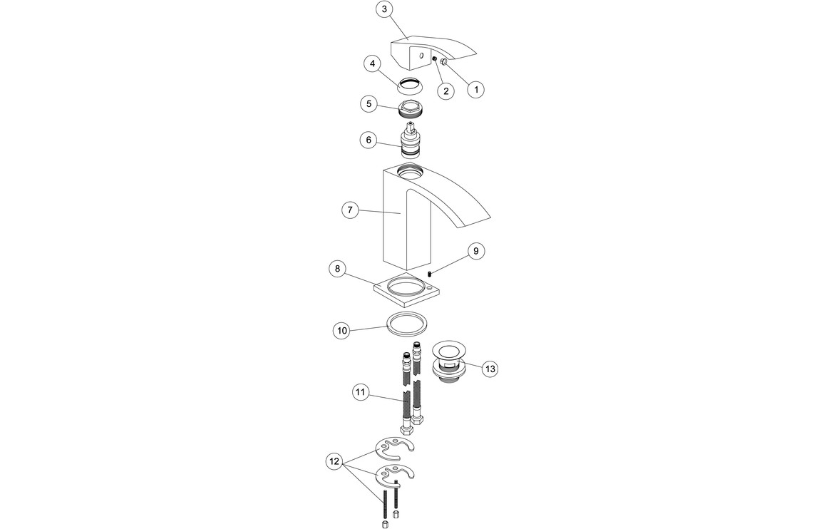 Sipi Basin Mixer - Chrome - Image 2