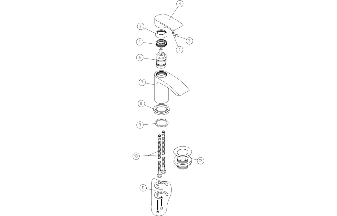 Marvel Basin Mixer - Chrome - Image 2