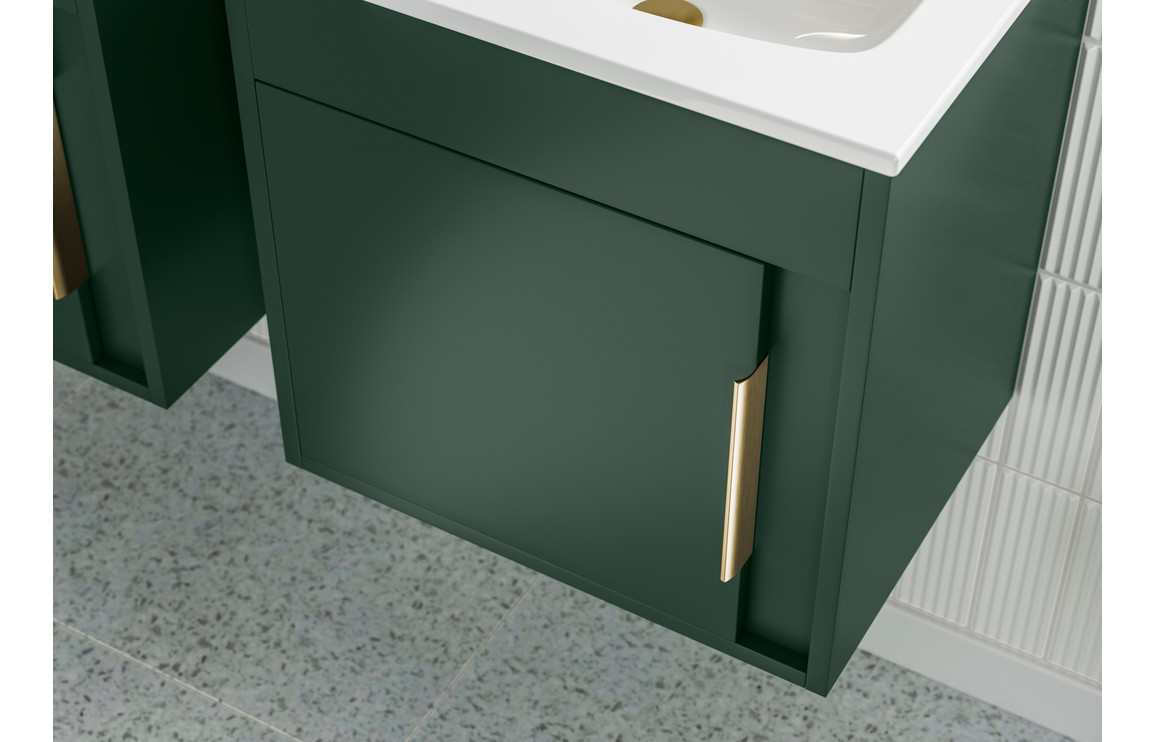 Dakota 510mm Floor Standing Unit Inc. Basin - Matt Graphite Grey - Image 4