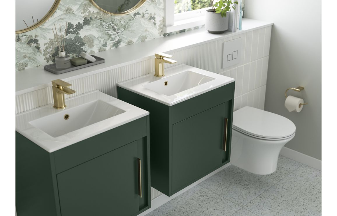 Dakota 510mm Floor Standing Unit Inc. Basin - Matt Graphite Grey - Image 3