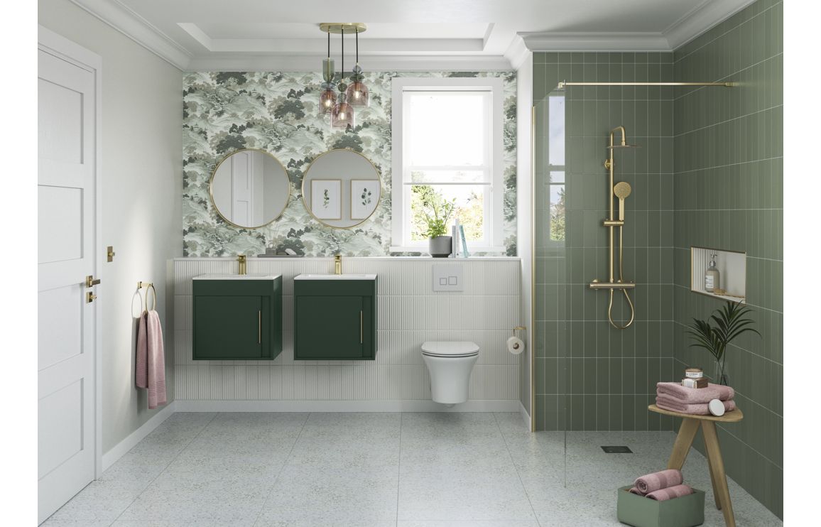Dakota 510mm Floor Standing Unit Inc. Basin - Matt Graphite Grey - Image 2