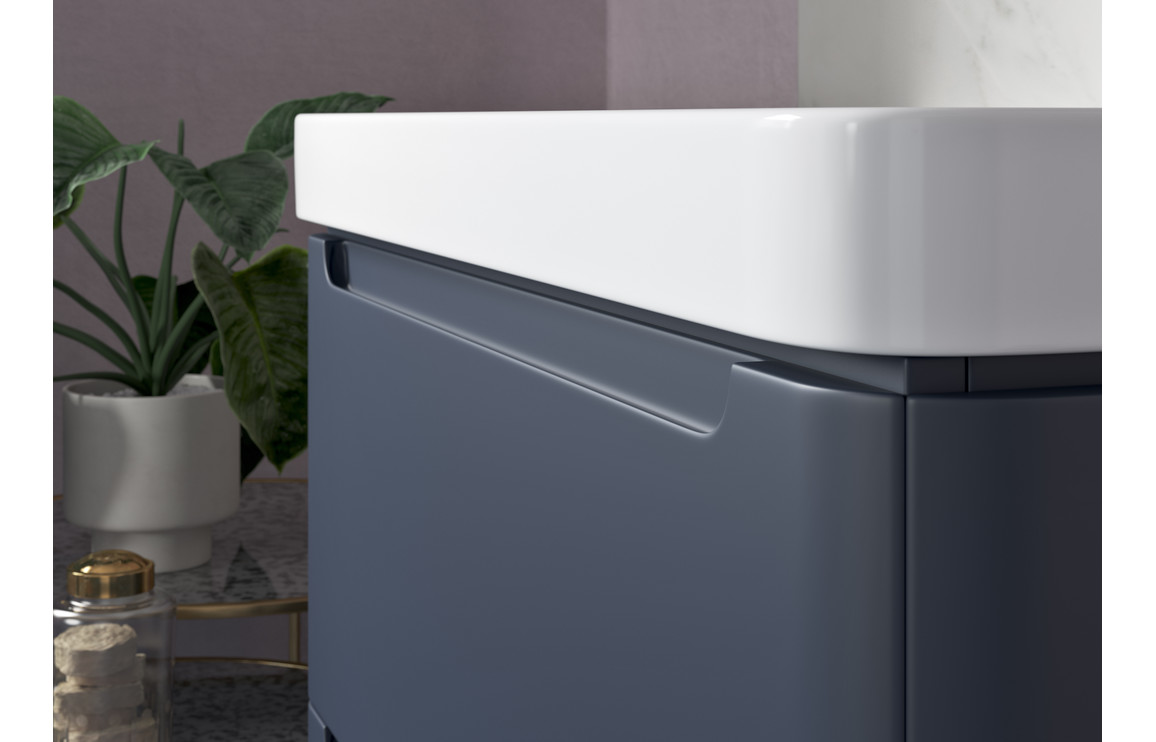 Dallas 550mm Floor Standing WC Unit - Matt Indigo - Image 3