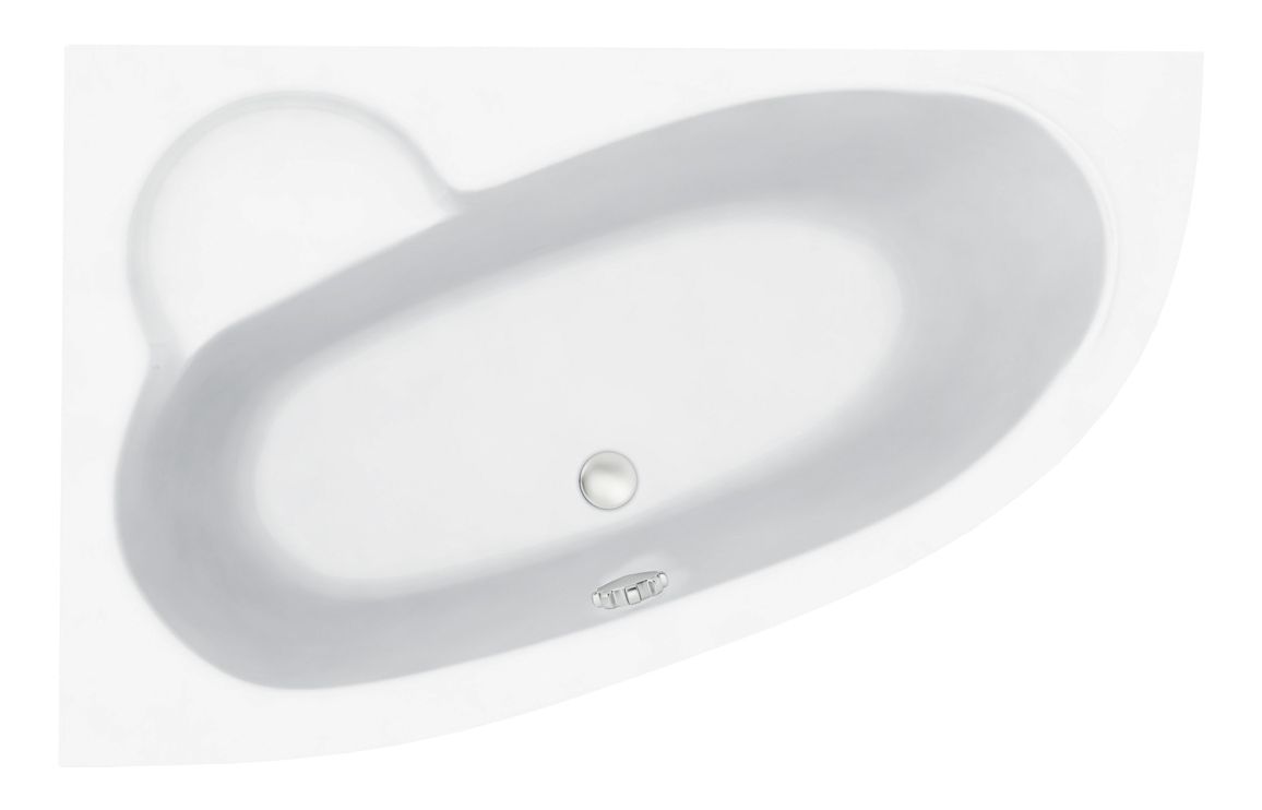 Belston 1500x950x600mm 0TH Offset Corner Bath w/Legs (LH)