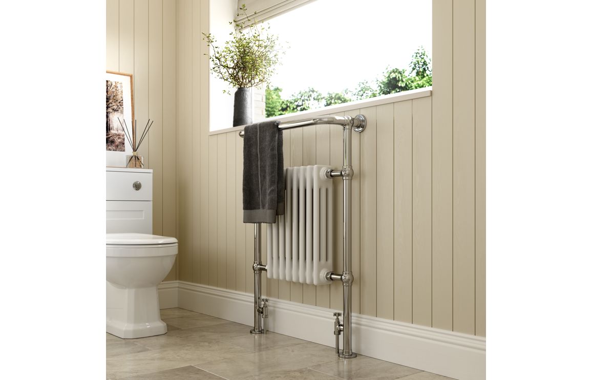 Maine 500mm Floor Standing WC Unit - Matt White - Image 4