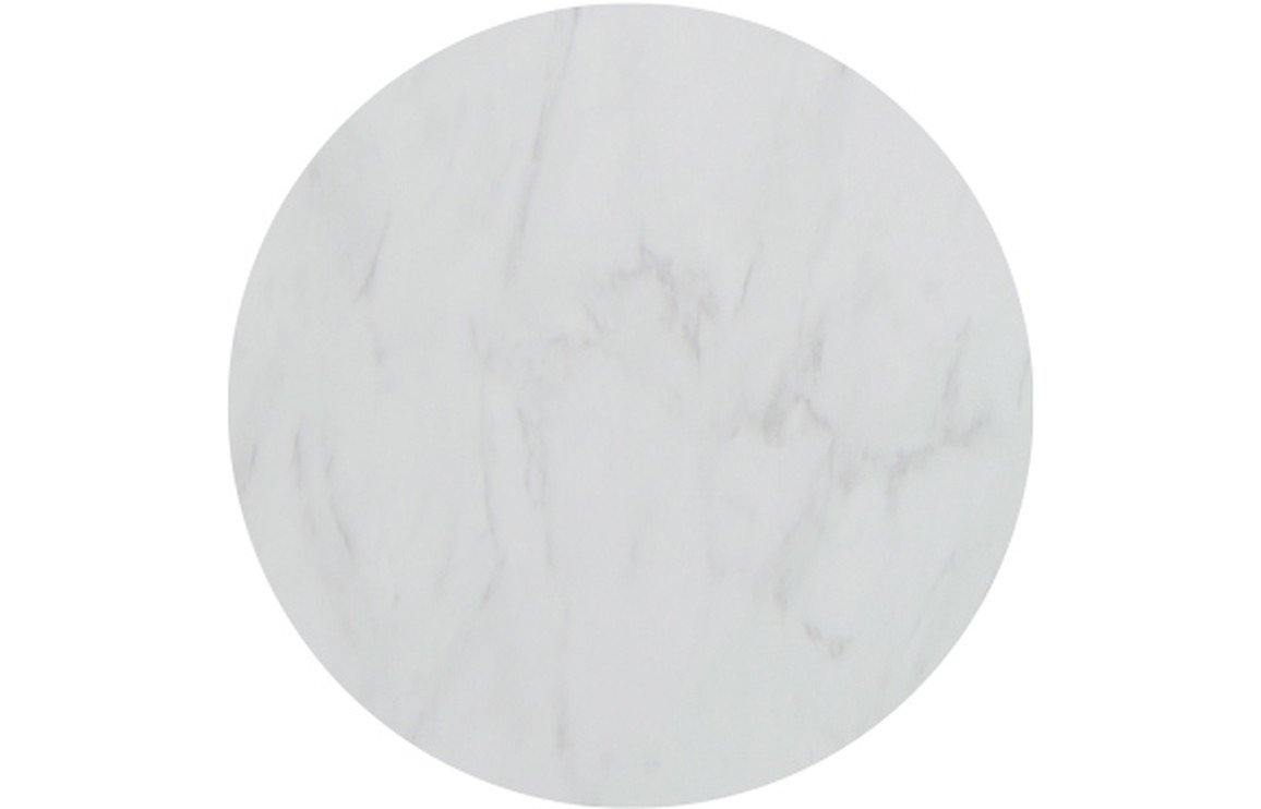 Georgia 600mm Wall Hung Basin Shelf - White Marble - Image 6