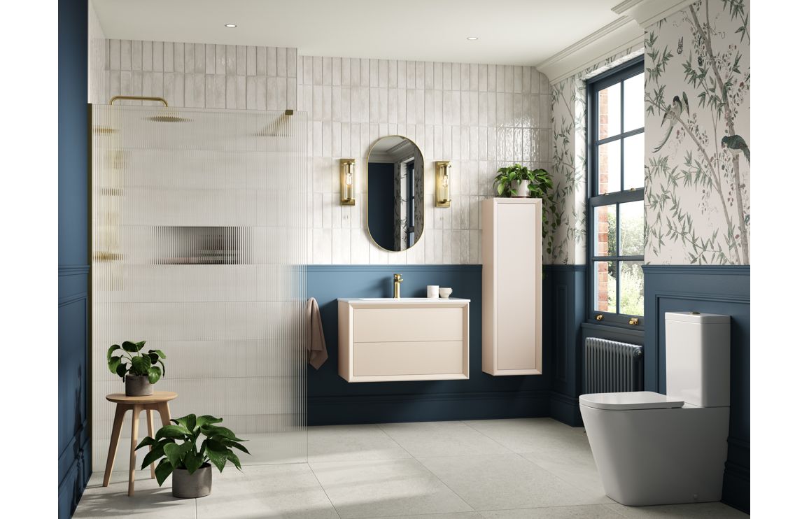 Utah 503mm Floor Standing WC Unit - Matt Cotton - Image 2
