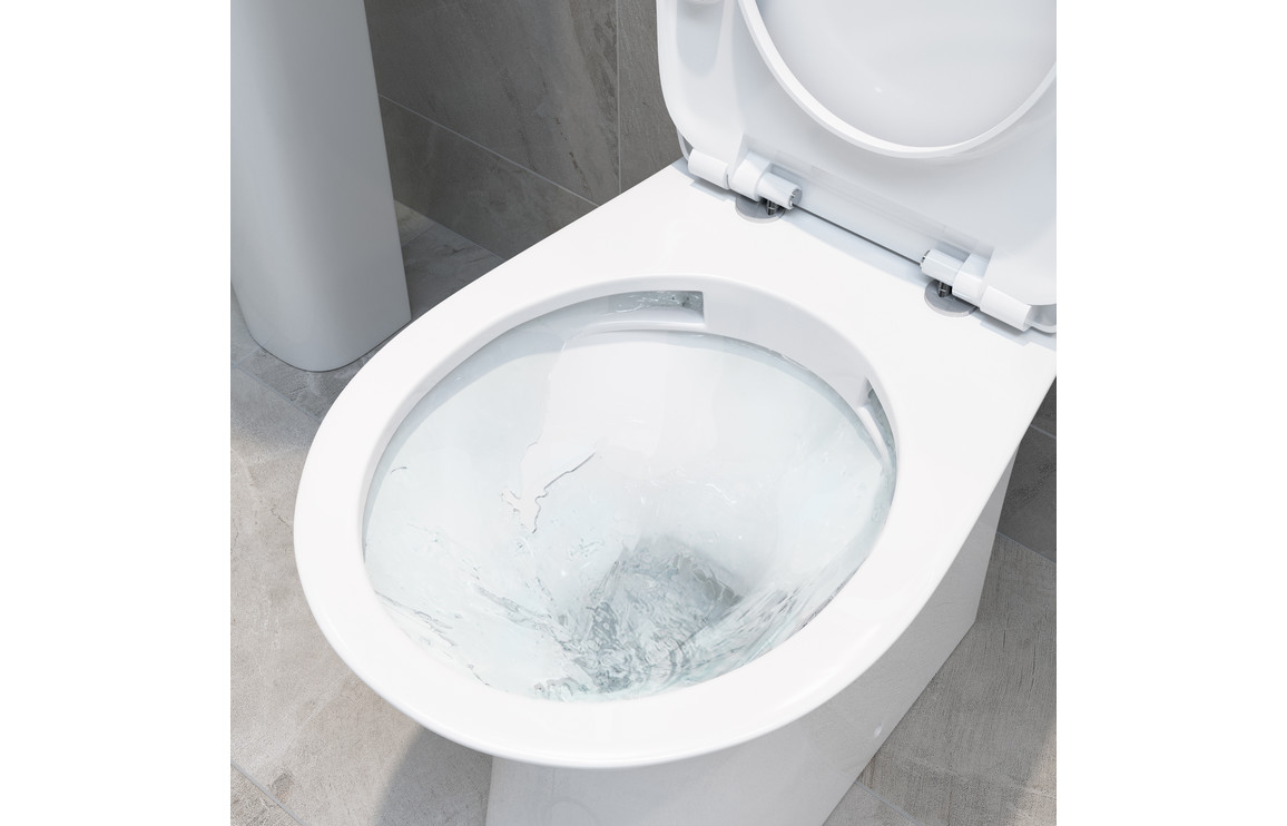 Ledi Rimless Back To Wall WC & Soft Close Seat - Image 2