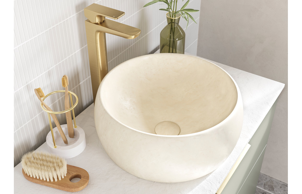 Oregon 1210mm Floor Standing 4 Door Basin Unit & 2TH Basin - Matt Olive Green - Image 4