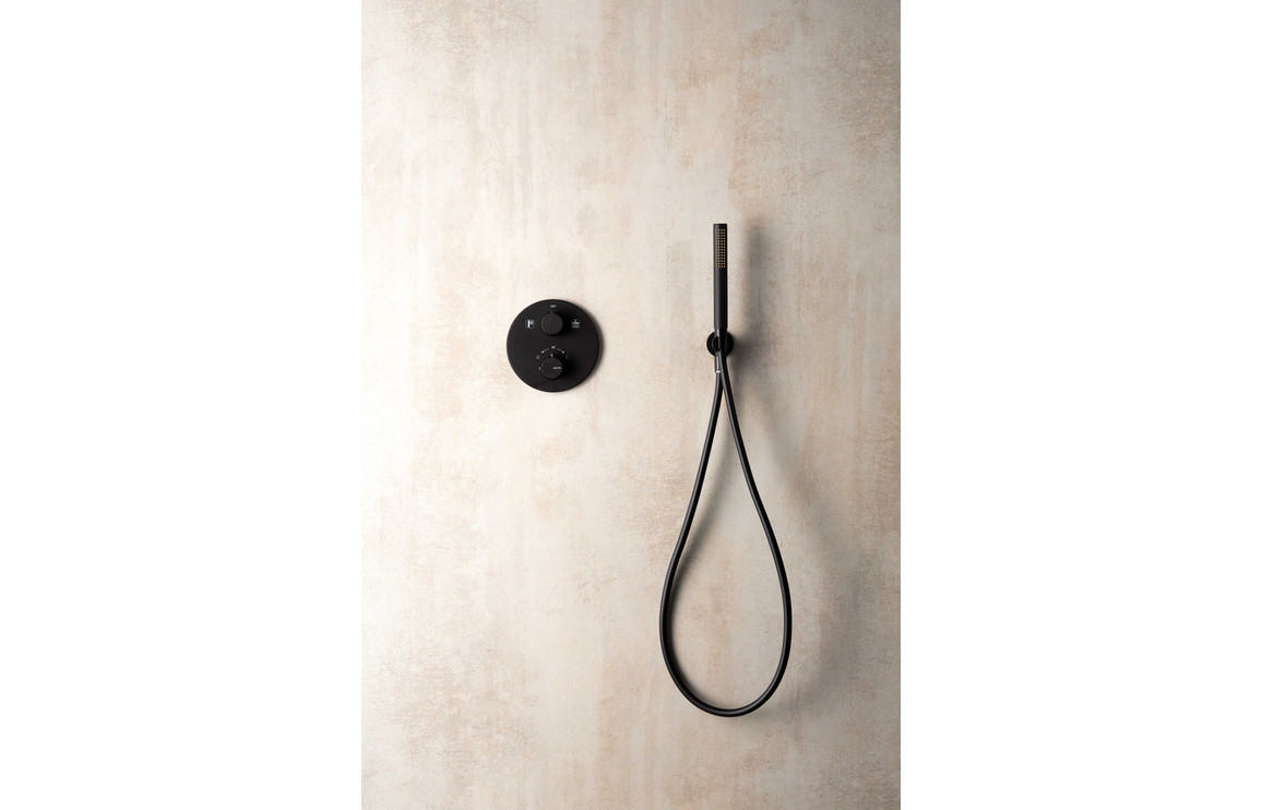 Vema Timea Black Handset Wall Bracket & Outlet - Image 2