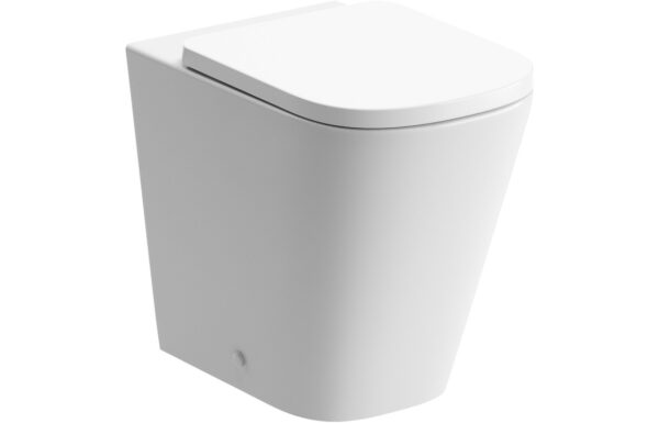 Donich Square Soft Close Toilet Seat - White