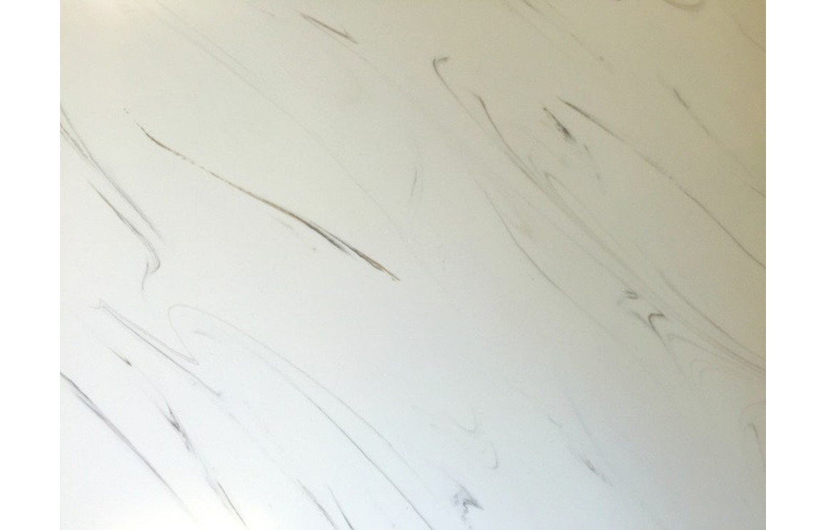 Solid Slim Surface 1220x330x12mm Worktop - Calacatta Marble