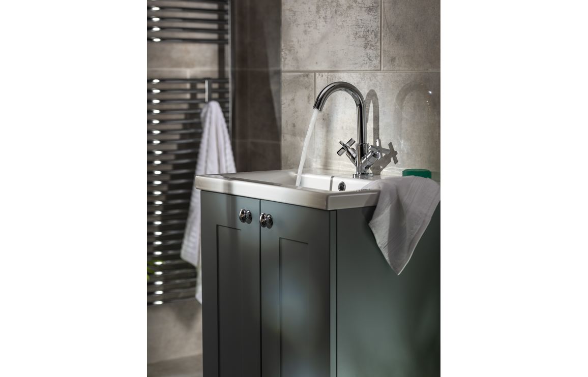 Abode Serenitie Basin Mixer - Chrome - Image 2