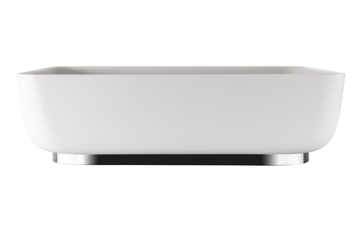 Abode Cava 450x350mm Tablet Basin - Chalk White - Image 4