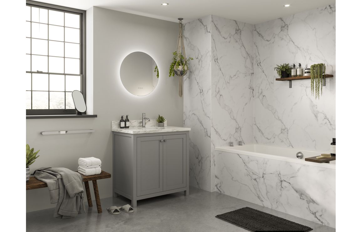 Abode Euphoria Bath Overflow Filler & Clicker Waste - Chrome - Image 2