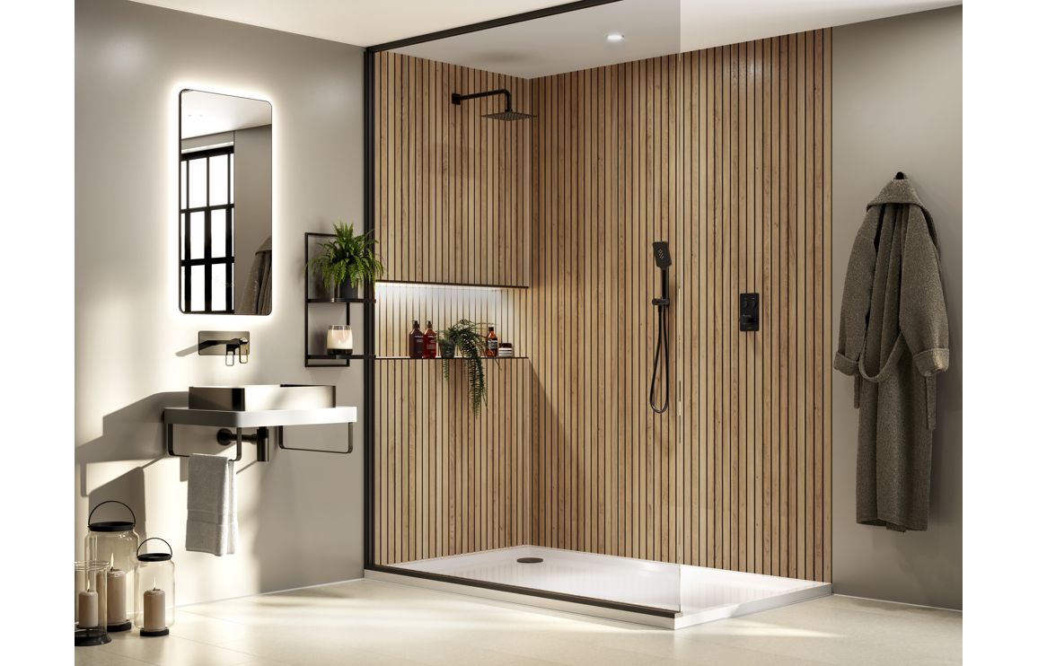 Abode Iox 500x350mm Tablet Steel Basin - PVD Black - Image 2