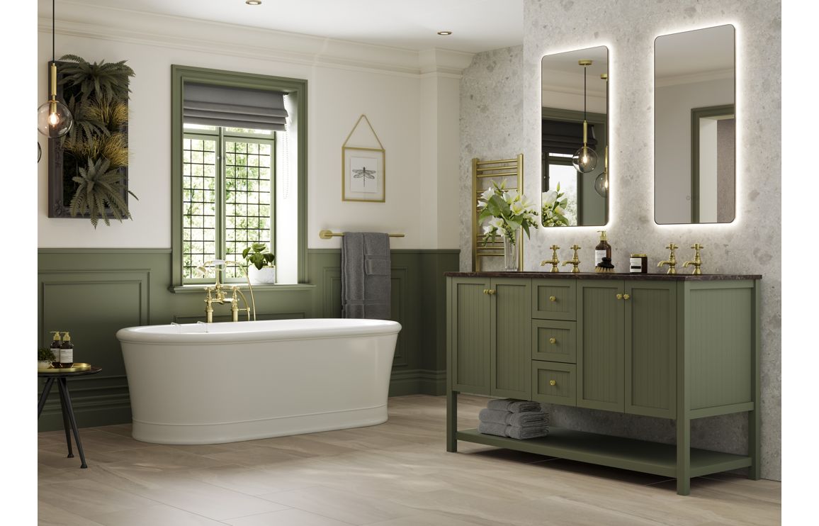 Abode Sentiment Bath Shower Mixer - Brushed Brass - Image 3
