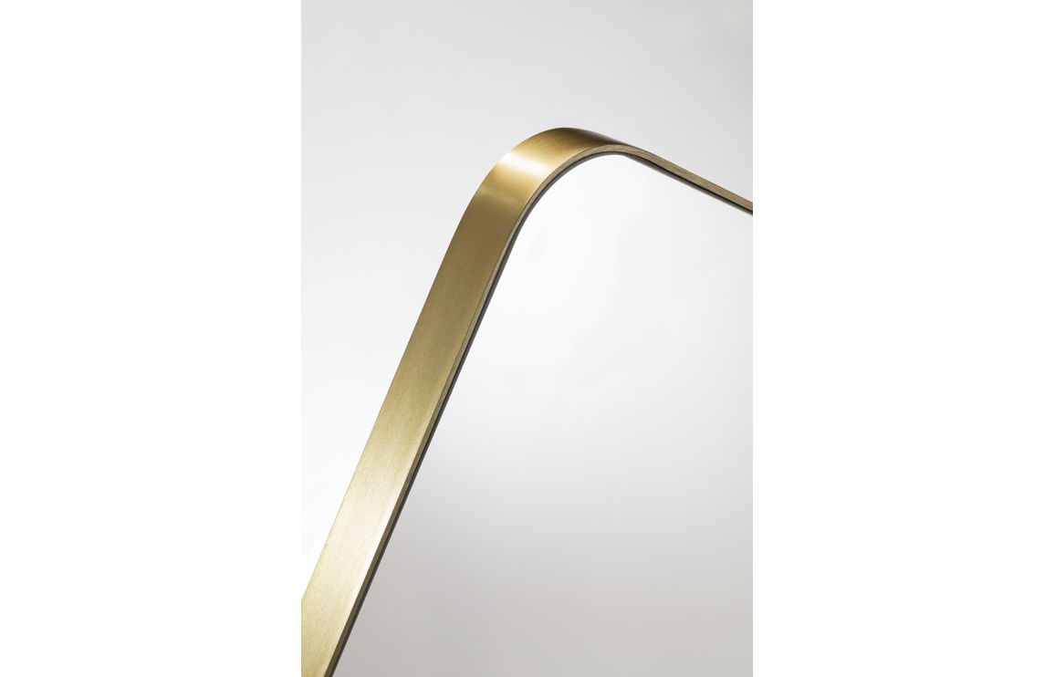 Abode Mayar 450x900mm Tablet LED Mirror - Brushed Brass - Image 3