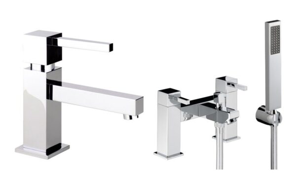 Abode Zeal Pack Offer 2 (Basin Mixer & Bath/Shower Mixer) - Chrome