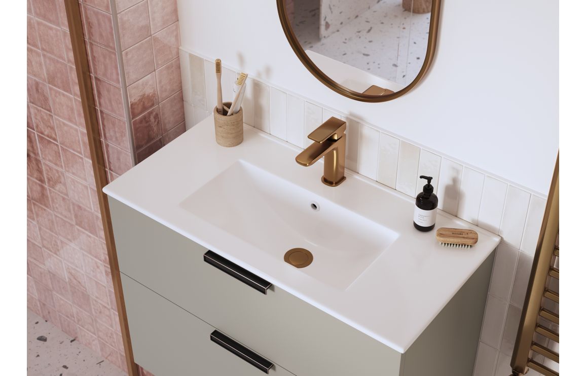 Kagera Floor Standing Bath/Shower Mixer - Brushed Bronze - Image 3
