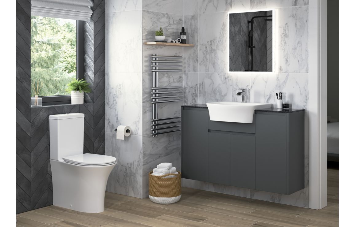 Ledi Soft Close Toilet Seat - White - Image 2