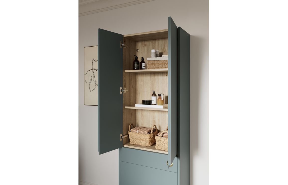 Kentucky 1236mm Slim Basin & WC Unit Pack - Matt Green Camo (Grey Cab) - Image 3