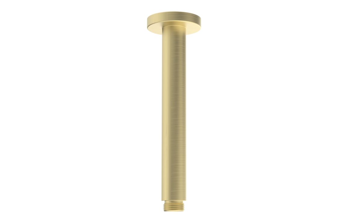 Aquila 180mm Round Ceiling Arm - Brushed Brass