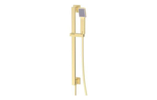 Sagittarius Square Riser Rail Kit w/Elbow & Handset - Brushed Brass