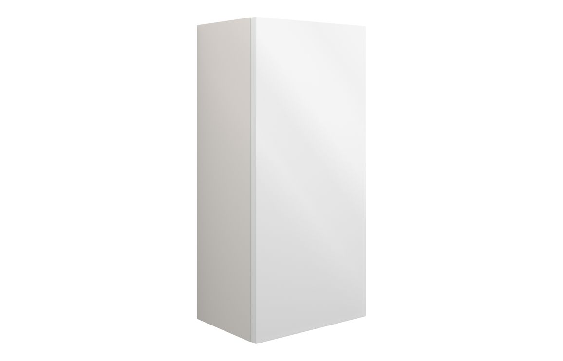 Nevada 300mm Slim Base Unit - White Gloss (Grey Cab)